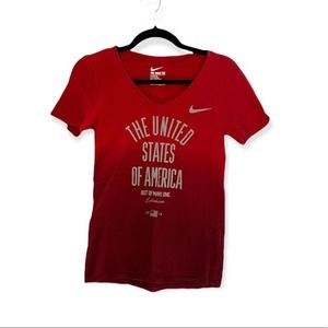 Nike Women’s Olympic Team Red Hombre Tee Shirt